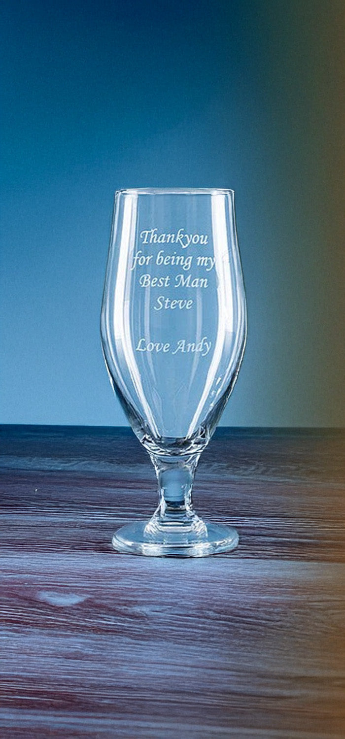 Engraved Beer Glasses