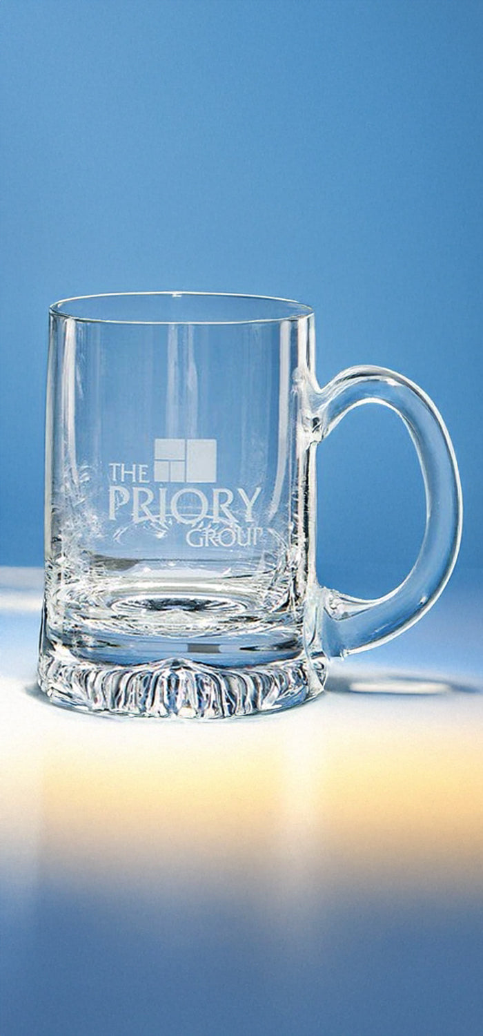 Engraved Glass Tankards