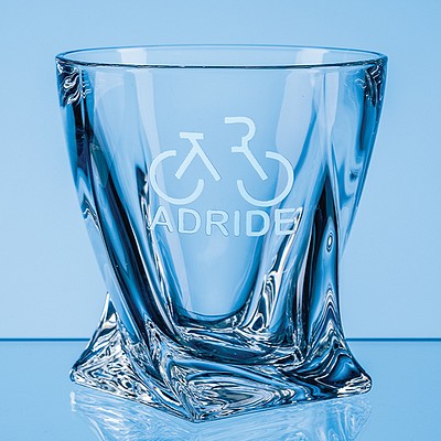 340ml Quadro Twist Crystalite Whisky Tumbler