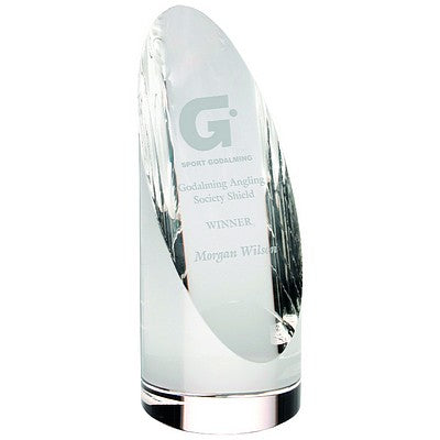 Clear Glass Round Column