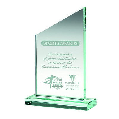 Jade Glass Plaque (15mm Thick)