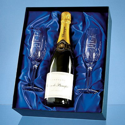 Champagne Set Satin Lined Presentation Box (Box Only)