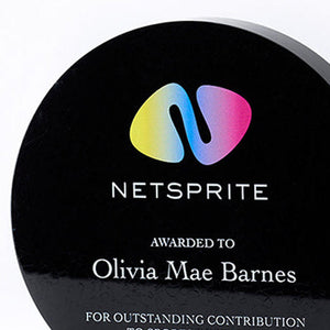 Printed Recycled Acrylic Circle Award