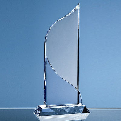 28cm Optical Crystal Grand Bleu Award