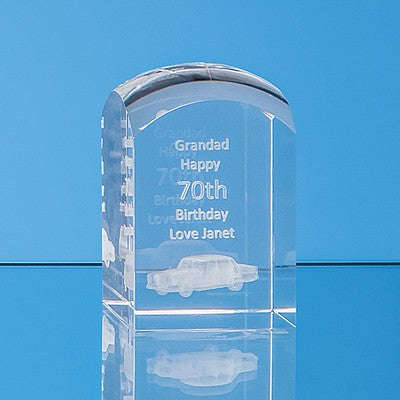 Optical Crystal Dome Tower